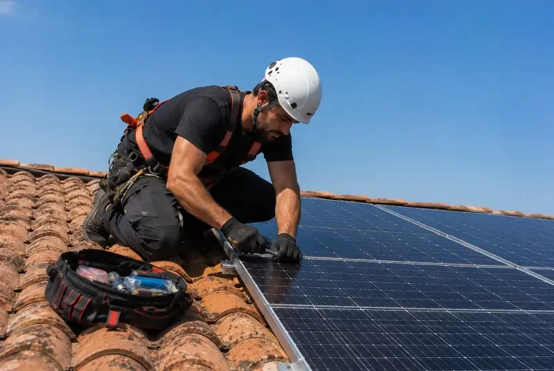 Maintenance et monitoring de panneaux solaires à Limoux