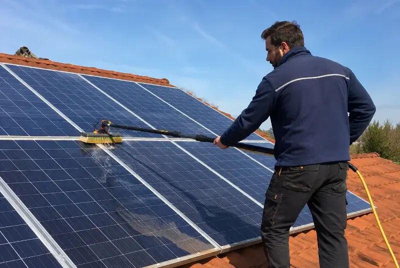 Nettoyage et entretien de panneaux solaires à Limoux